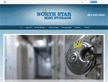 Tablet Screenshot of northstarstorage.ca